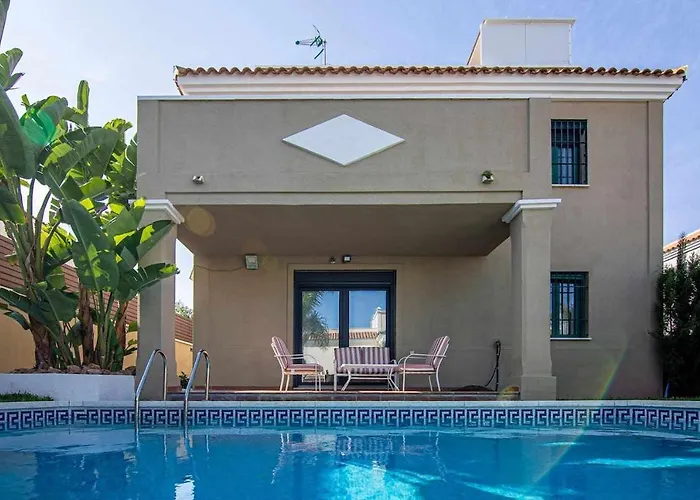 Modern With Parking And Private Pool Villa Torremolinos